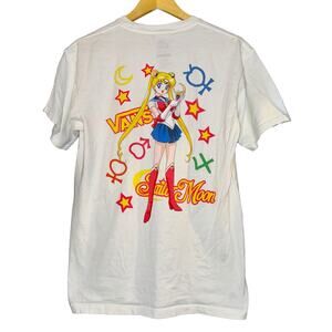 Vans x Sailor Moon Collab Graphic T Shirt White Size Medium Japan Limited Rare